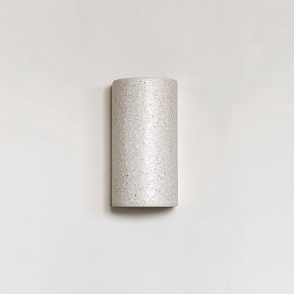 Ceramic wall light CURVE - Beige Spotted Brown