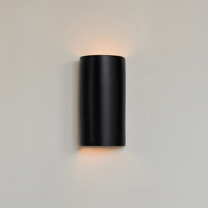 Ceramic wall light CURVE - Black